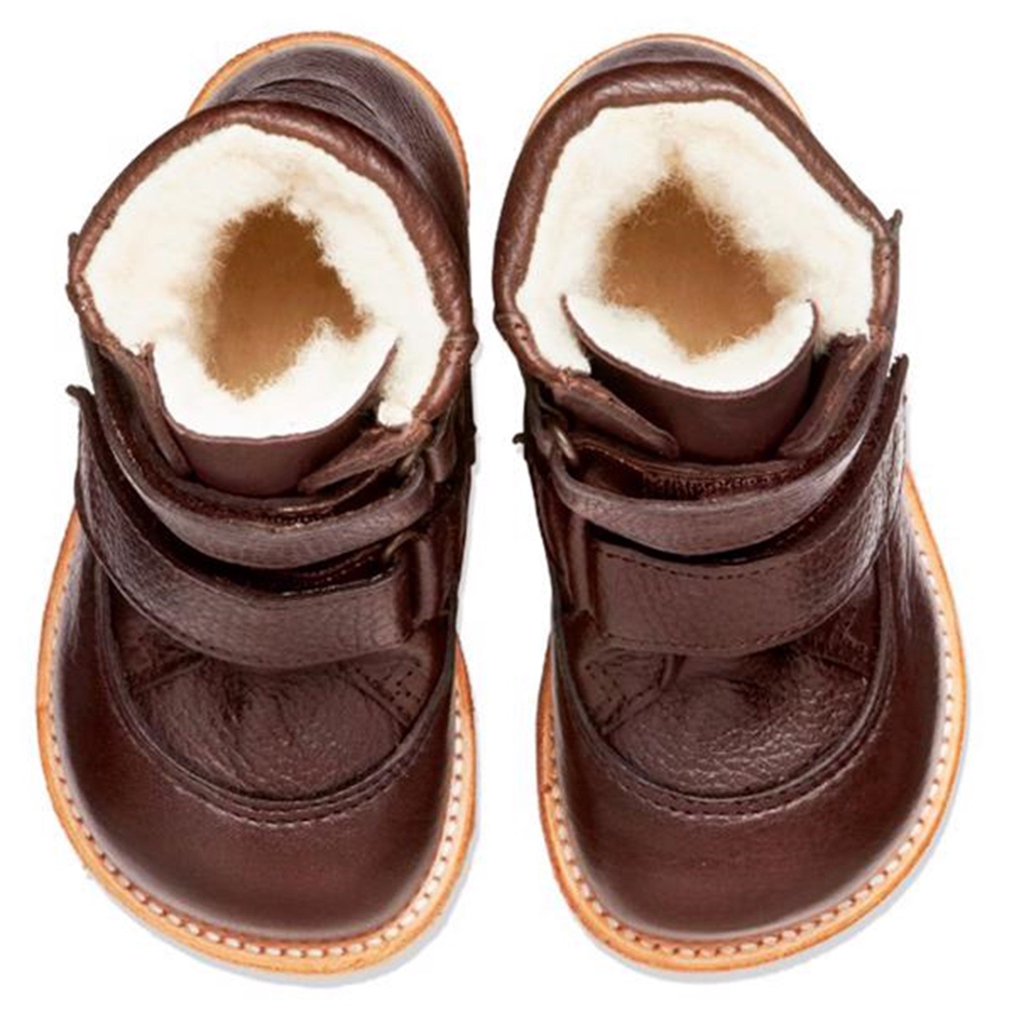Angulus Tex Boots w. Velcro Dark Brown 2134-101-2505 2