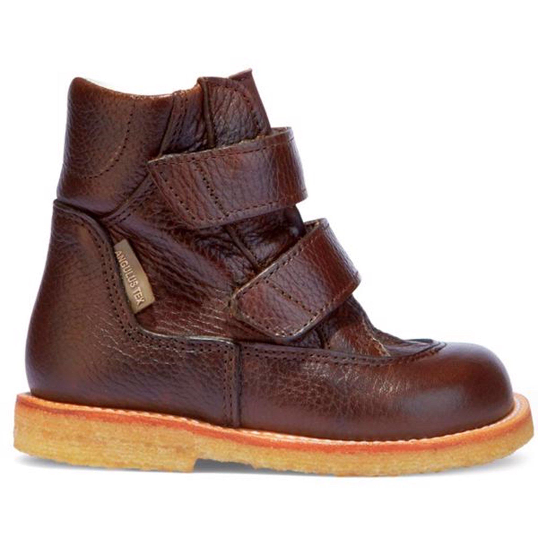 Angulus Tex Boots w. Velcro Dark Brown 2134-101-2505 3