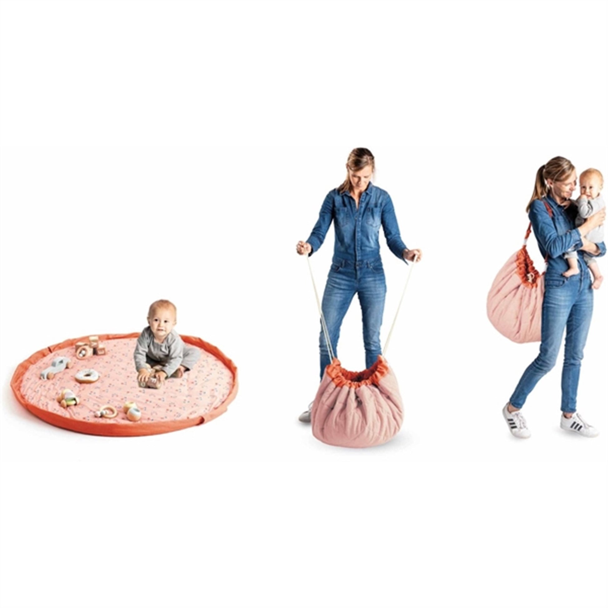 Play&Go 3-i-1 Play Mat Soft Animal Face