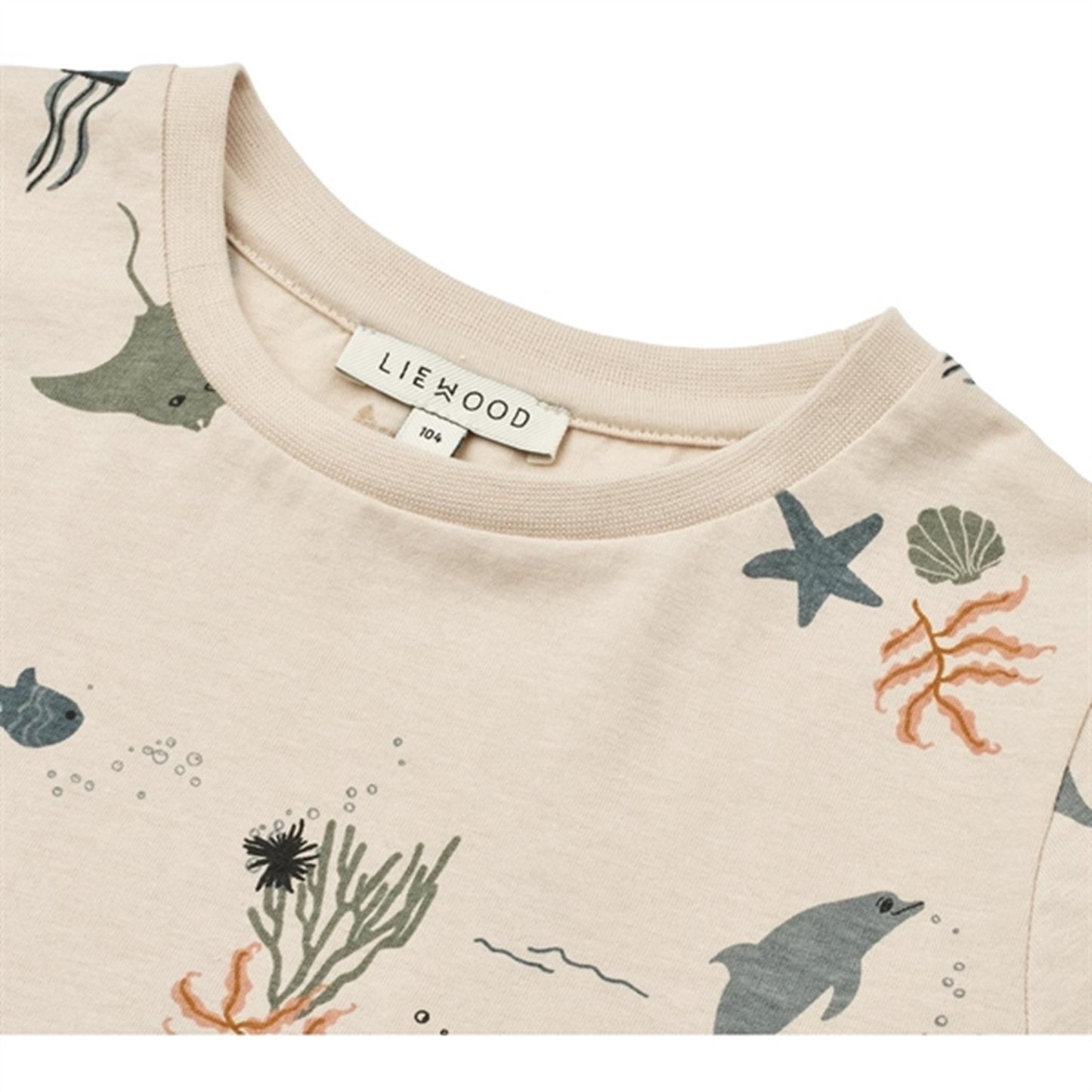 Liewood Sea Creature/Sandy Apia Printed T-shirt