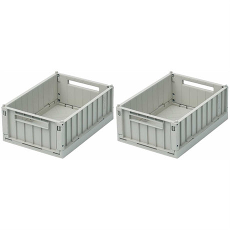 Liewood Weston Storage Box S Dove Blue 2-Pack