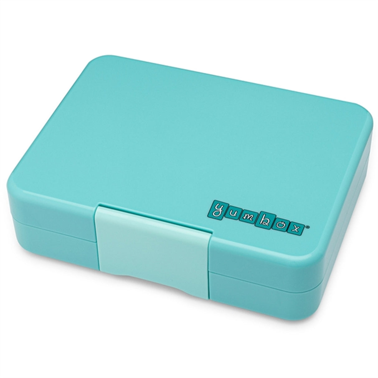 Yumbox Mini Snack 3 Rum Madkasse Misty Aqua Rainbow