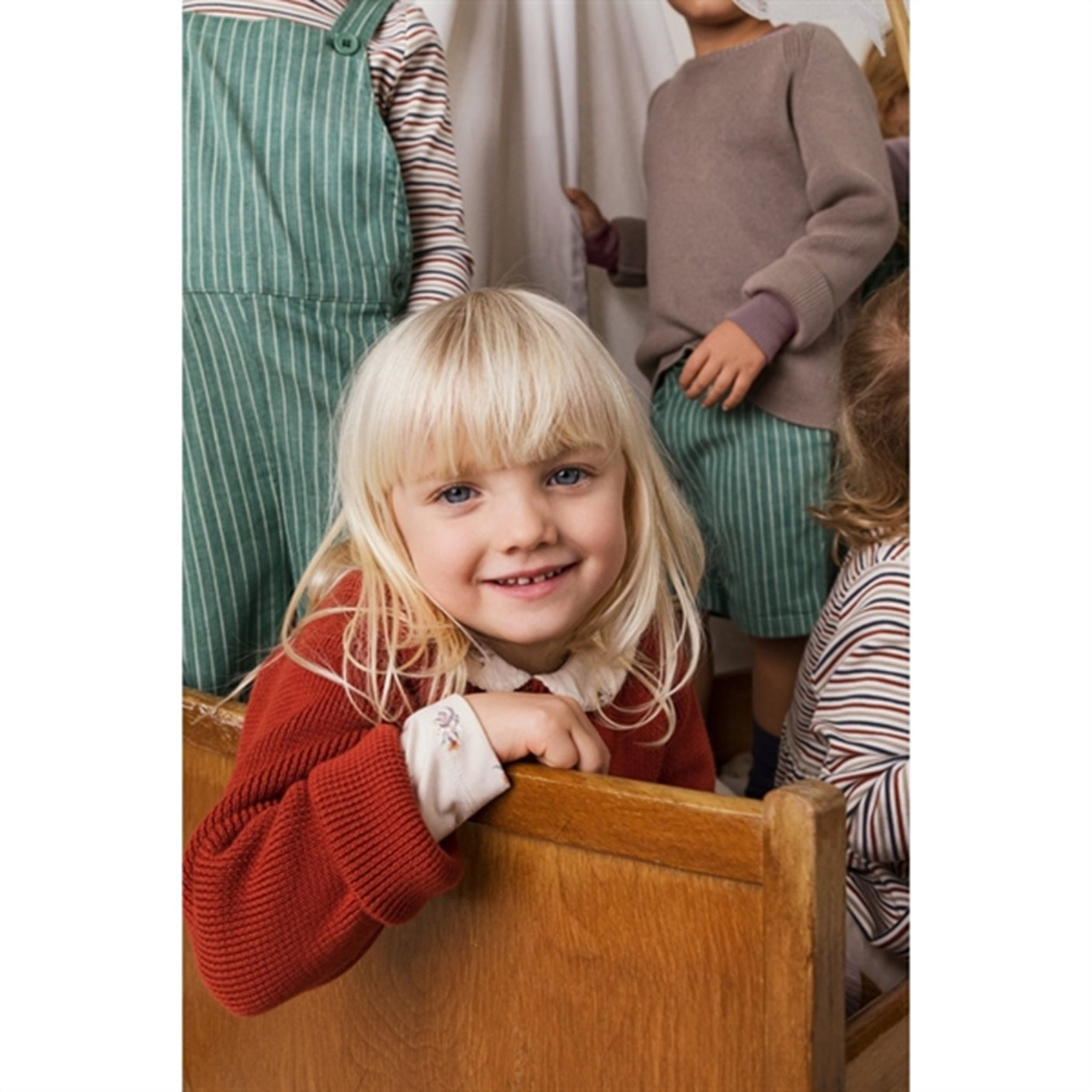 MarMar Winter Pine Stripe Ruben Overalls