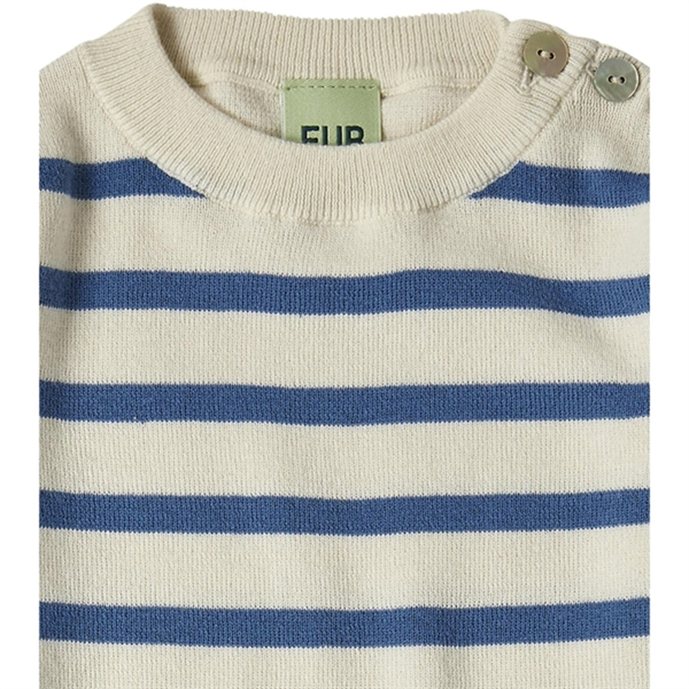FUB Ecru/Azure Baby Blouse