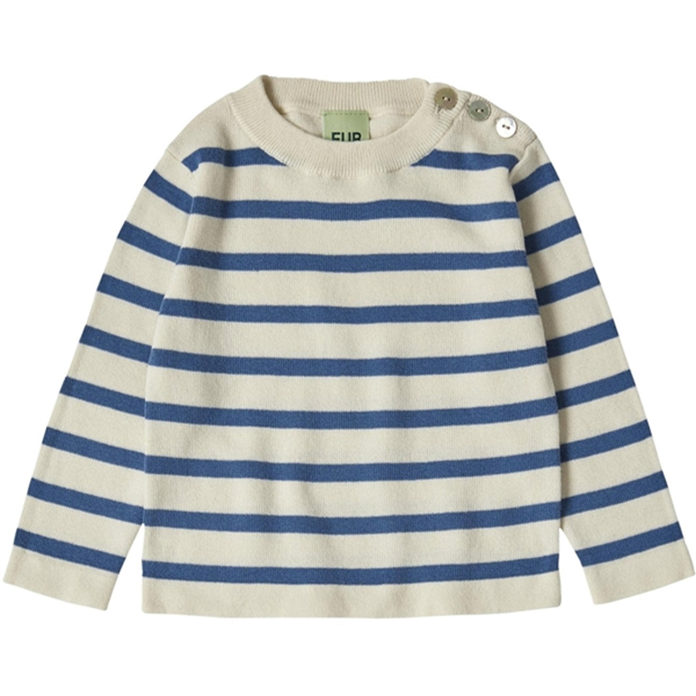 FUB Ecru/Azure Baby Blouse