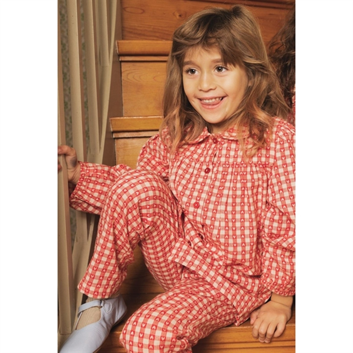 Flöss Ally Shirt Heart Gingham