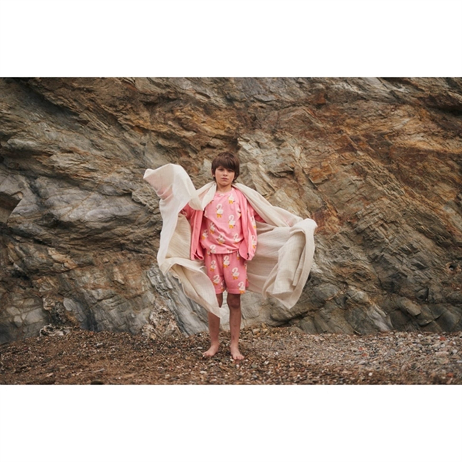 Bobo Choses Pink Pelican All Over T-Shirt