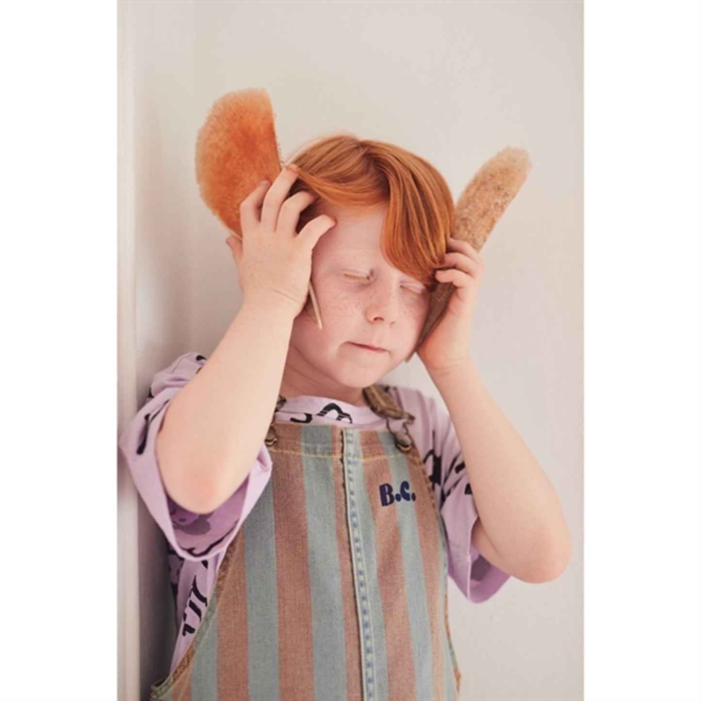 Bobo Choses Lavender Mr Birdie All Over T-Shirt