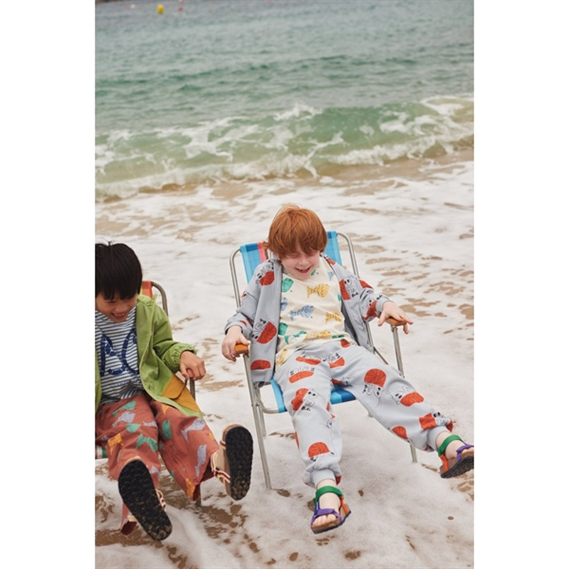 Bobo Choses White Multicolor Fish All Over T-Shirt