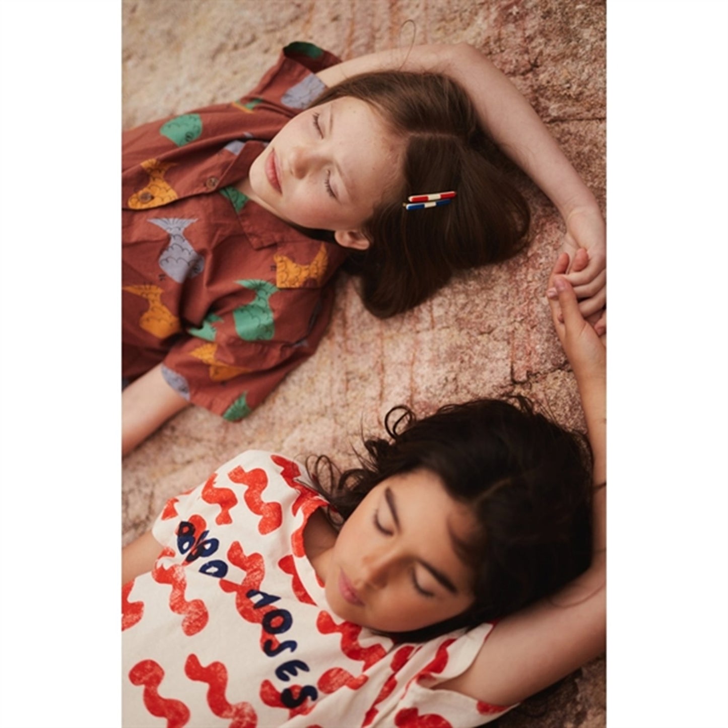 Bobo Choses White Waves All Over T-Shirt