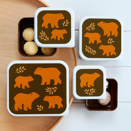 A Little Lovely Company Lunch And Snackbox Bears