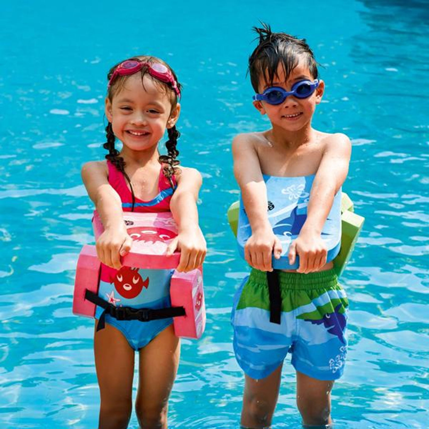 BECO Sealife Kick Board Blue