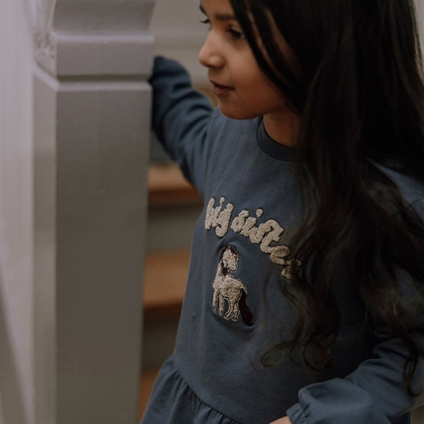 That's Mine Stormy Weather Benita Big Sister Sweatshirt