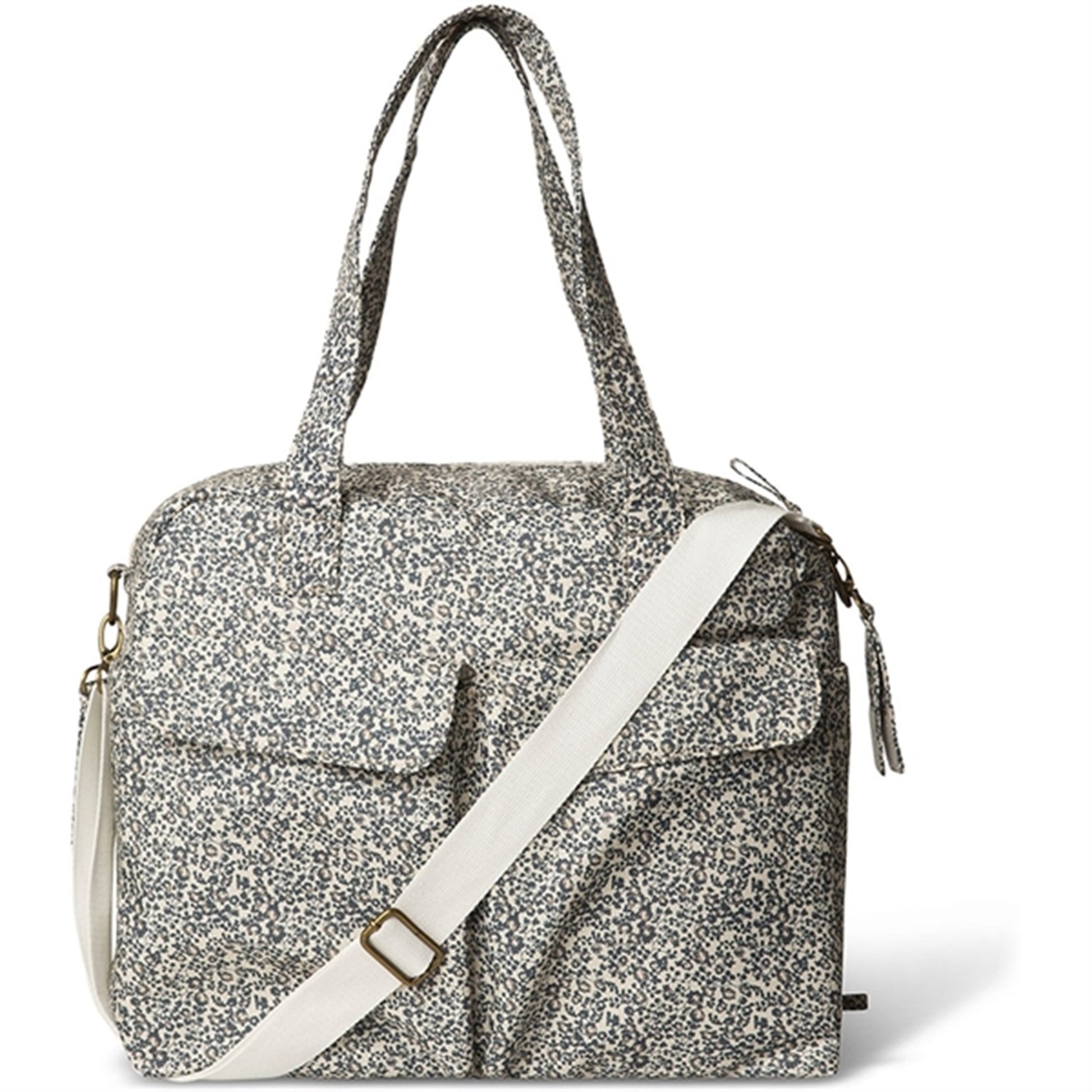 That's Mine Nursing Bag Benne Flores Sandshell/Blue