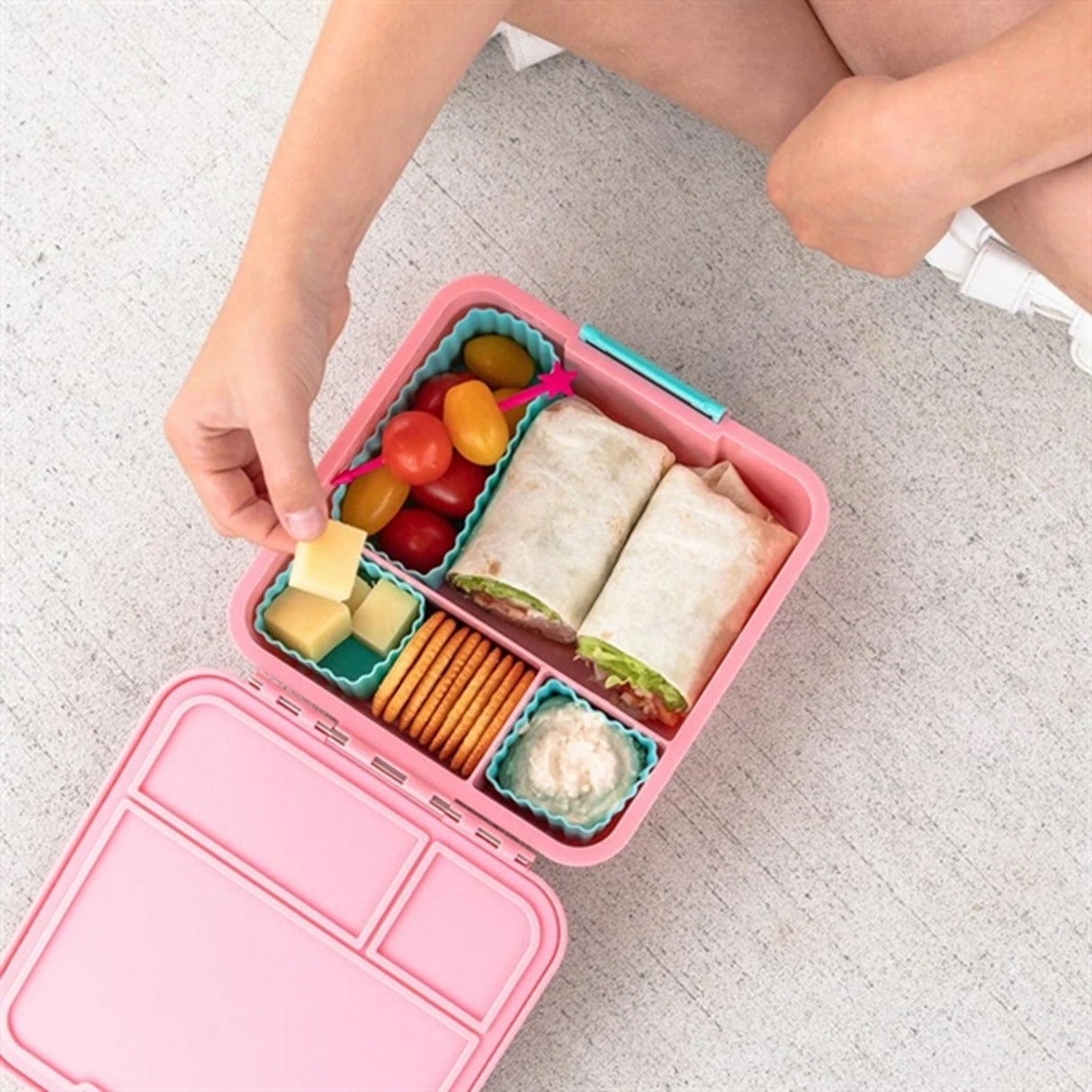 Little Lunch Box Co Bento 3 Lunch Box Strawberry 2