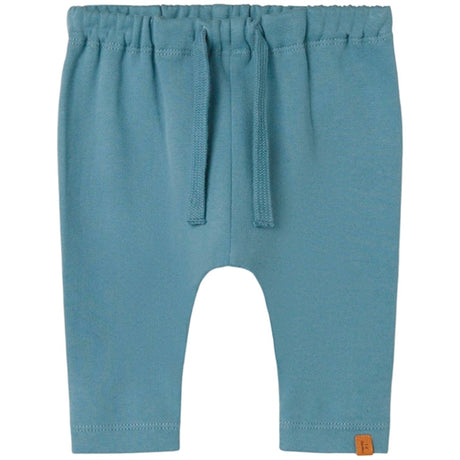 Lil'Atelier Smoke Blue SOLID Salon Sweatpants