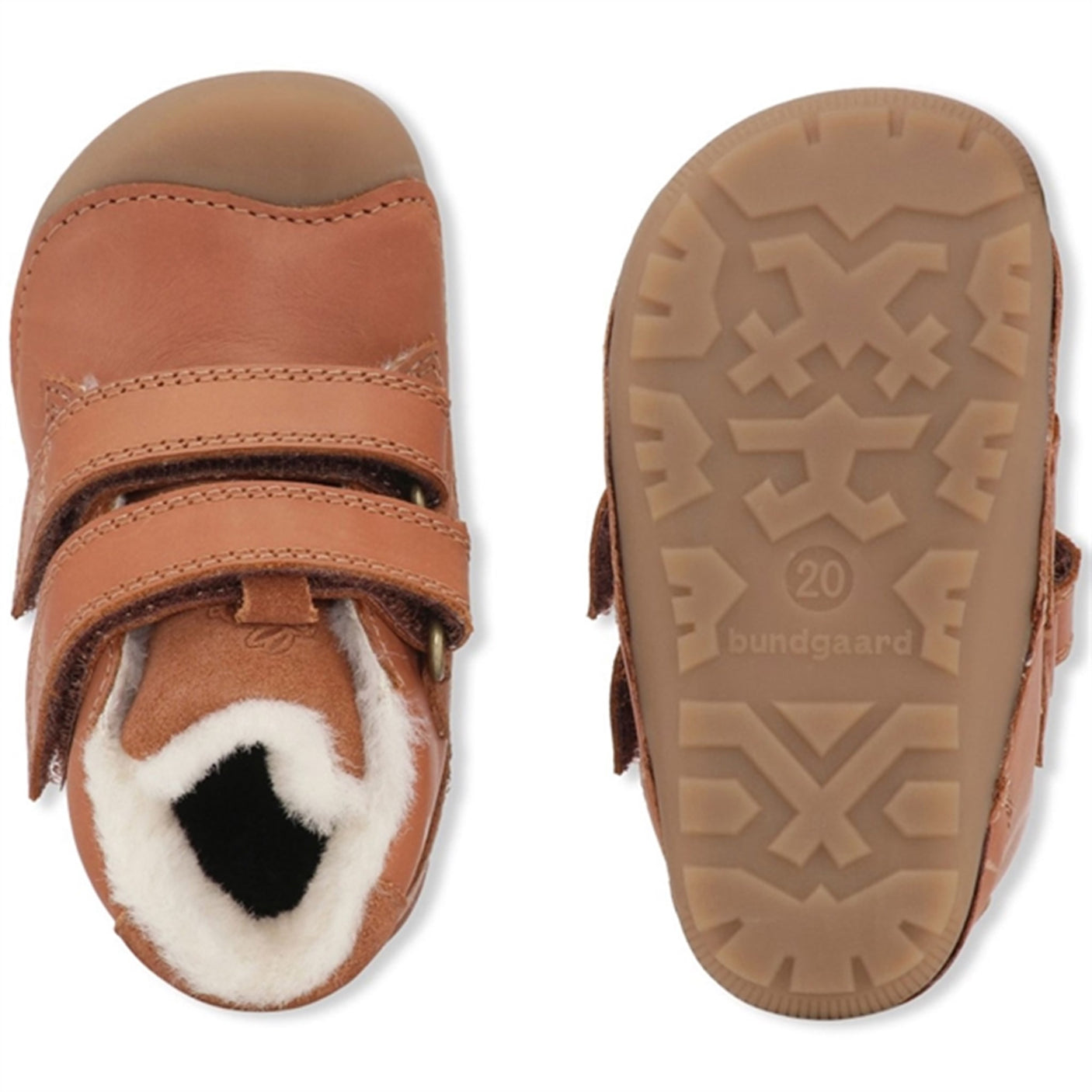 Bundgaard Petit Mid Winter Strap Prewalker Cognac WS