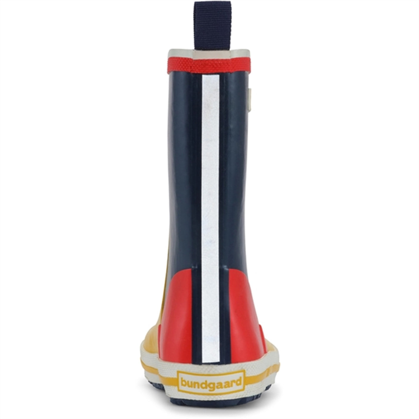 Bundgaard Charly High Rubber Boot Navy Multi Print