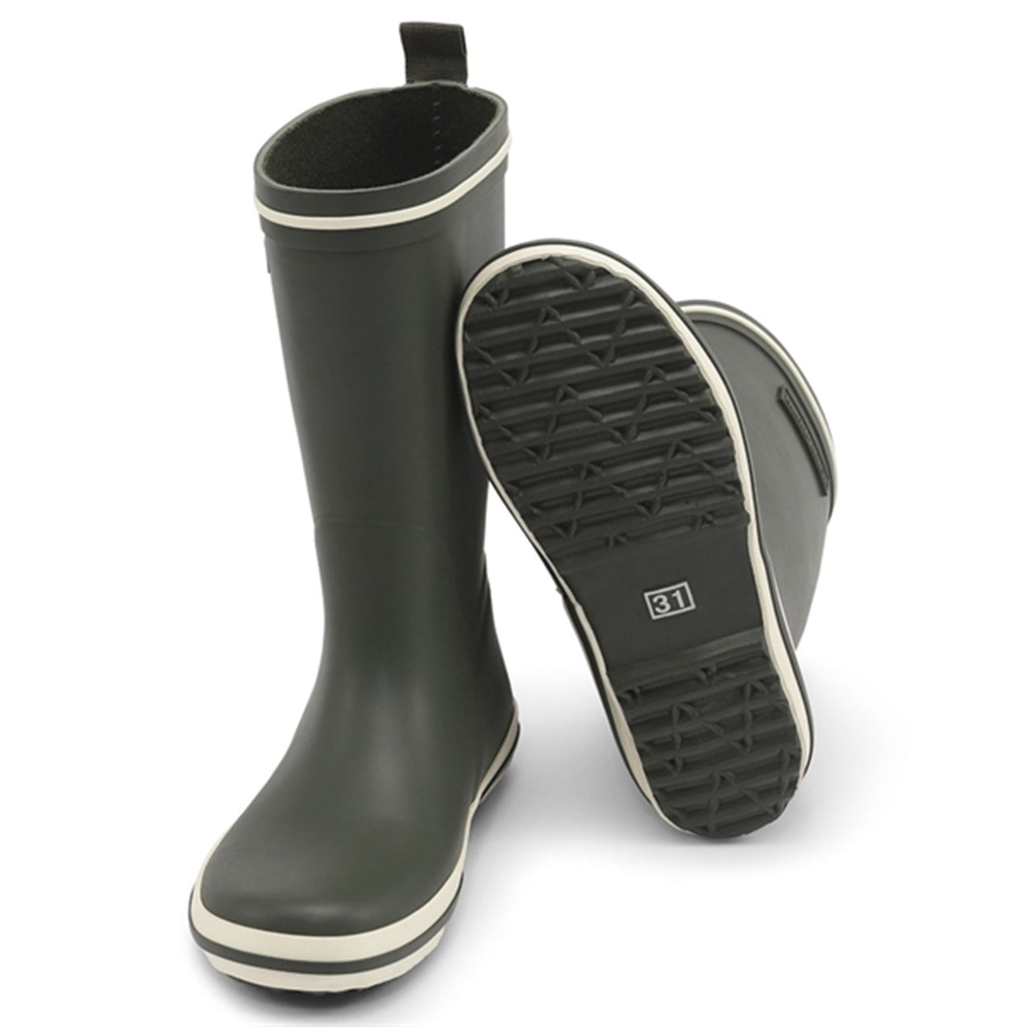 Bundgaard Cloudy High Rubber Boot Army