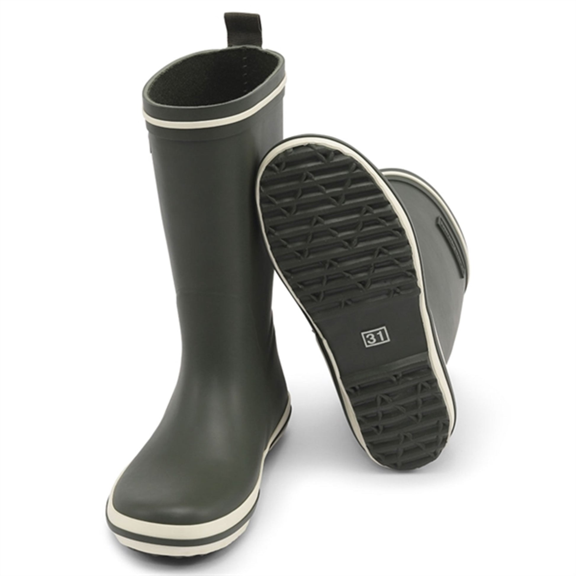 Bundgaard Cloudy High Rubber Boot Army