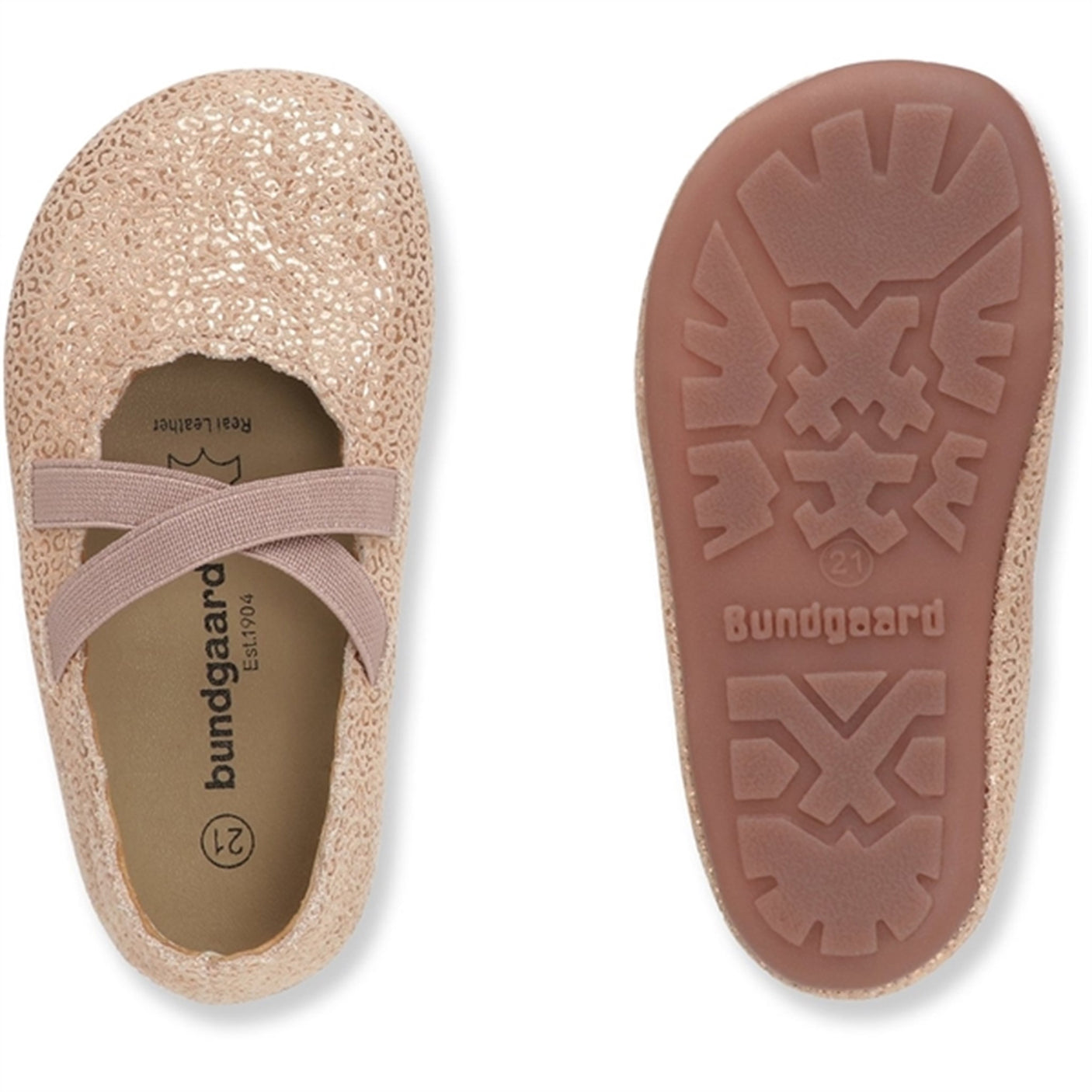 Bundgaard Tamara Ballerina Indoor Shoes Rose Cloud