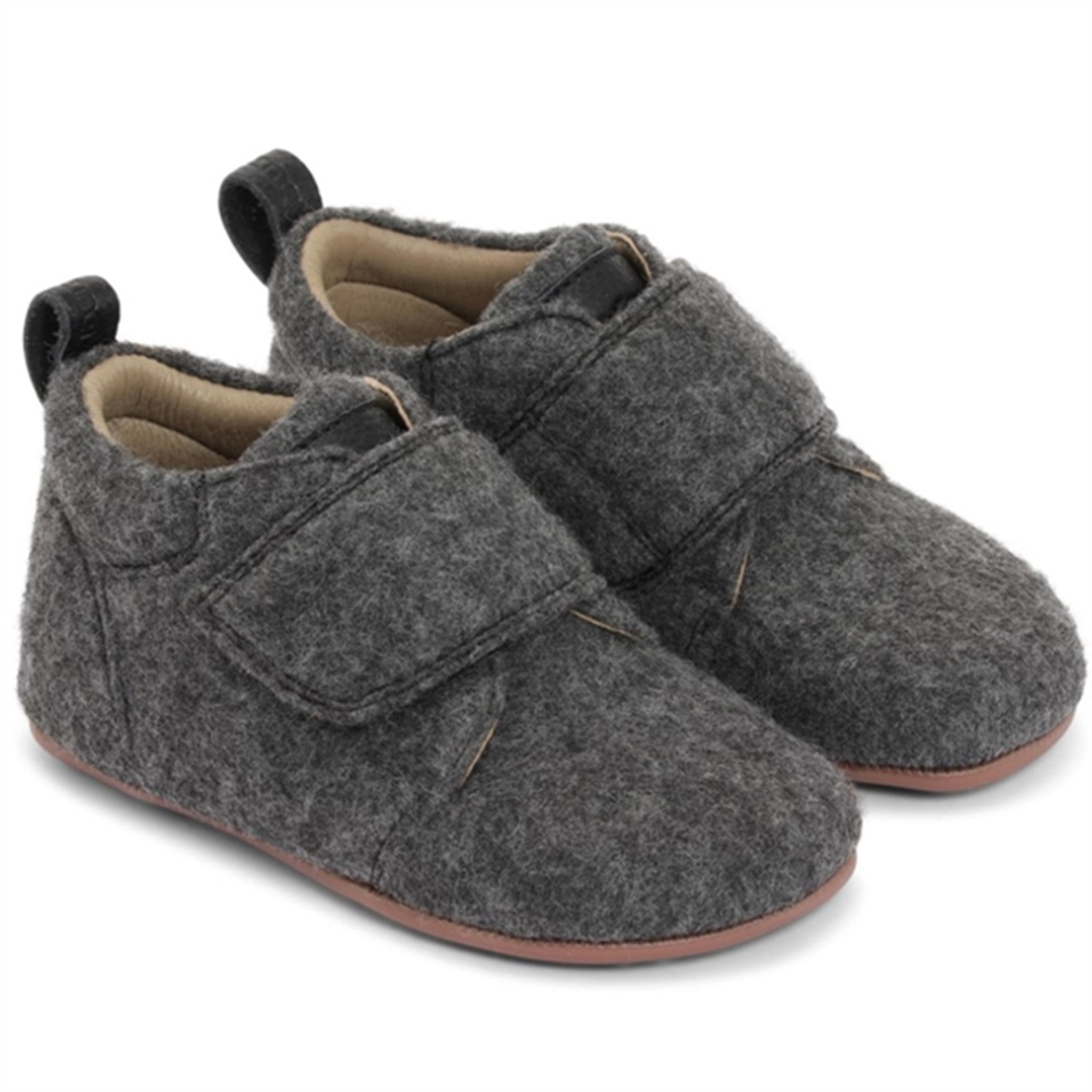 Bundgaard Tannu Wool Indoor Shoes Dark Grey