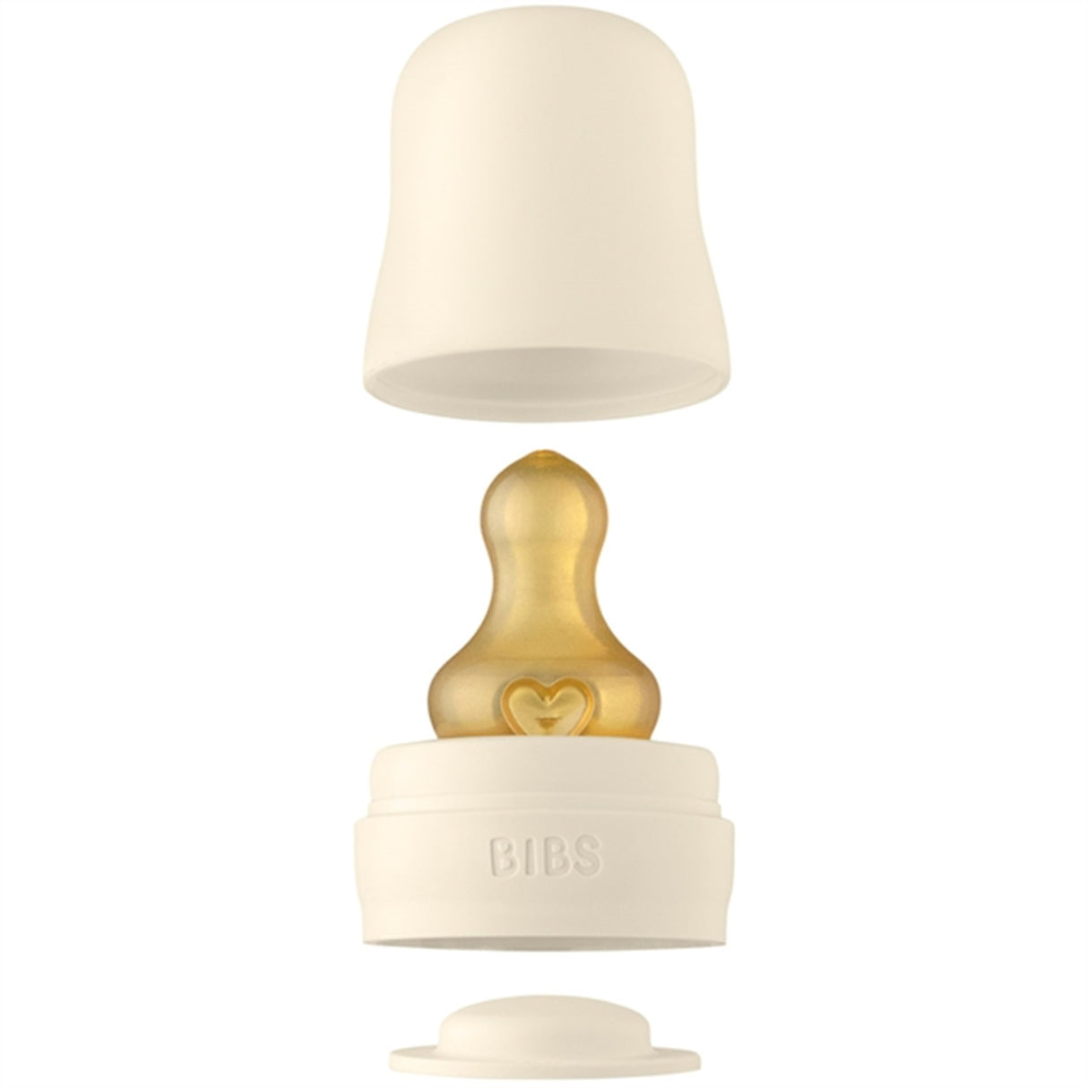 Bibs Baby Glass Bottle Complete Set Ivory 225 ml
