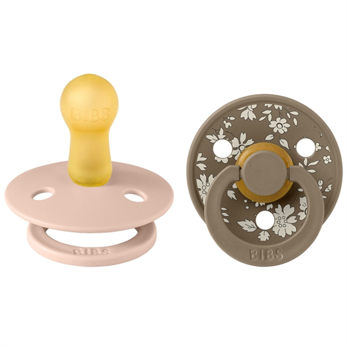 Bibs x Liberty Latex Pacifier 2-pack Capel Blush Mix
