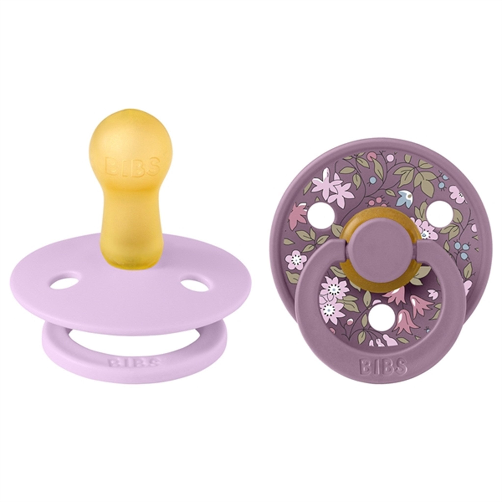 Bibs x Liberty Latex Pacifier 2-pack Chamomile Lawn Violet Sky Mix