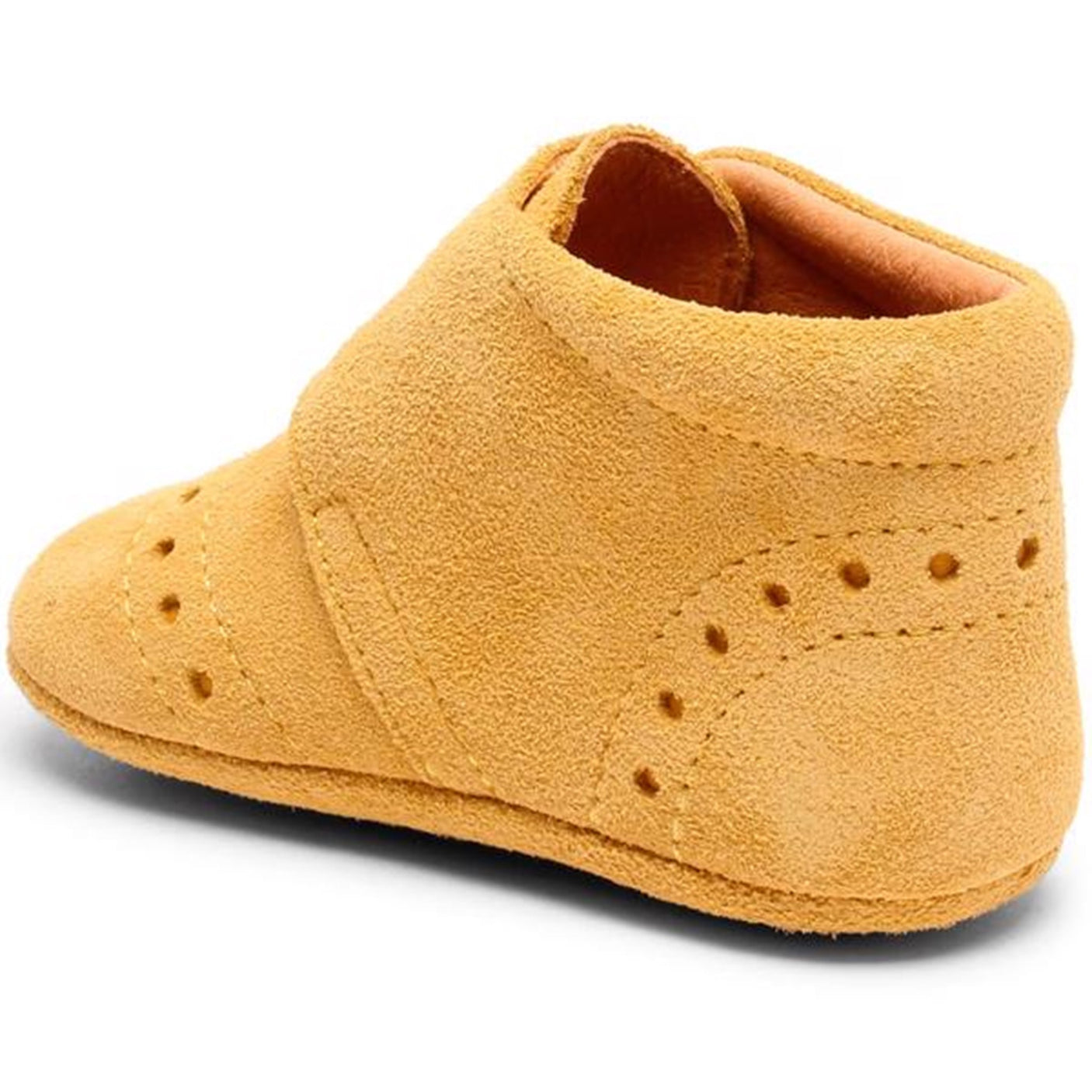 Bisgaard Indoor Shoes Velcro Petit Mustard