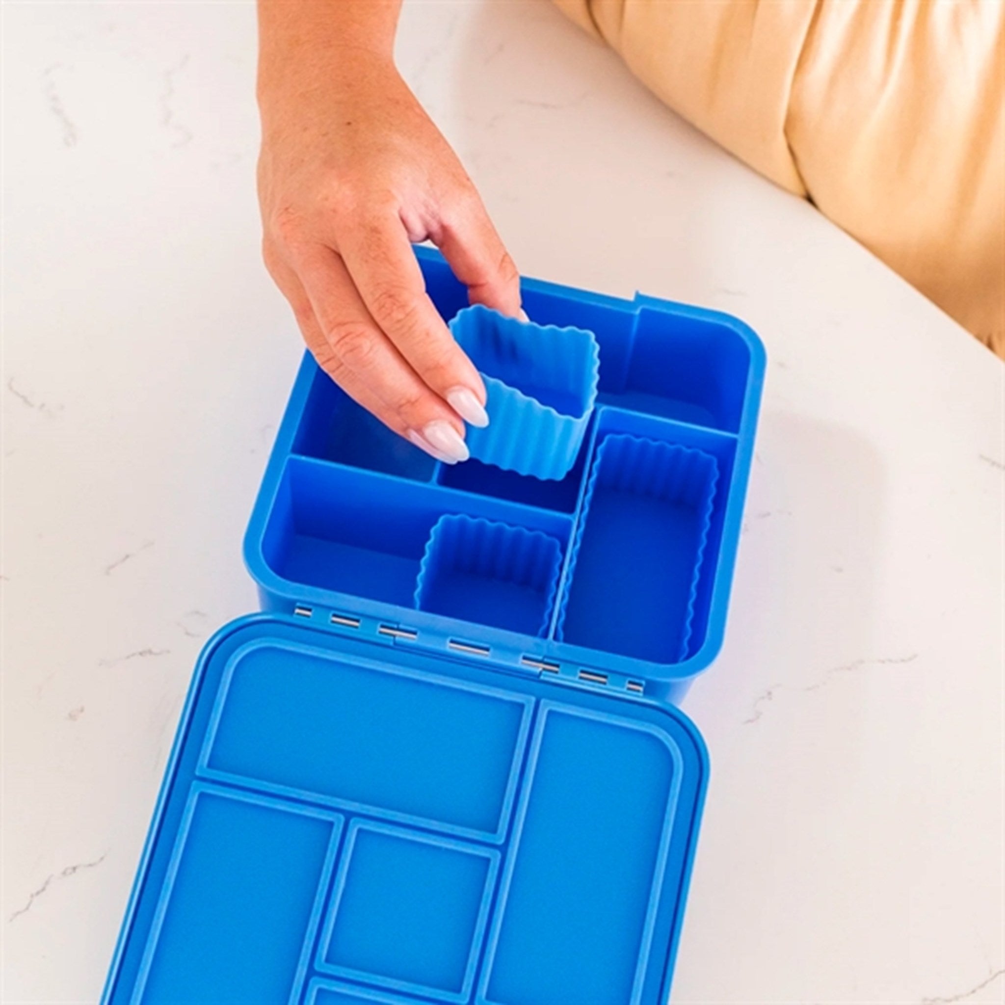 Little Lunch Box Co Bento Silikone Divider Blueberry 2