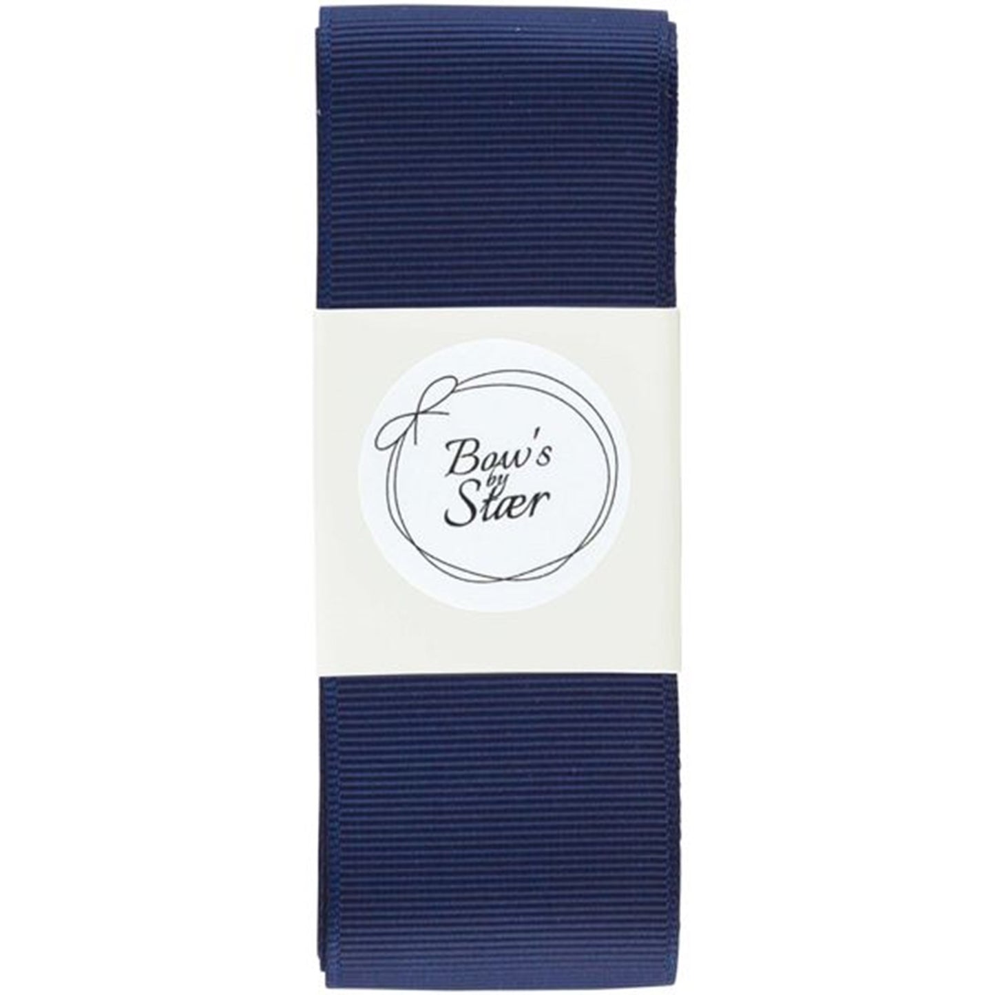 Bow's by Stær Christening Ribbon w. Bow Navy 2