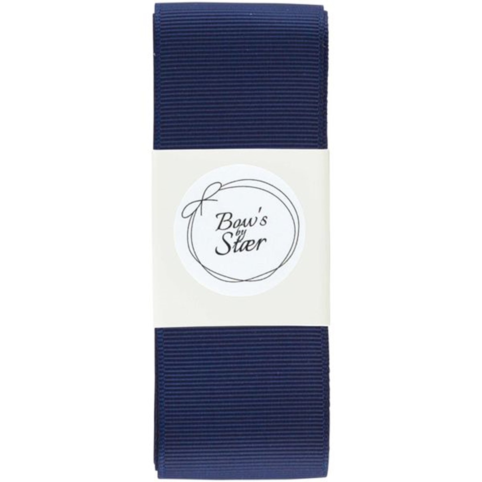 Bow's by Stær Christening Ribbon w. Bow Navy 2
