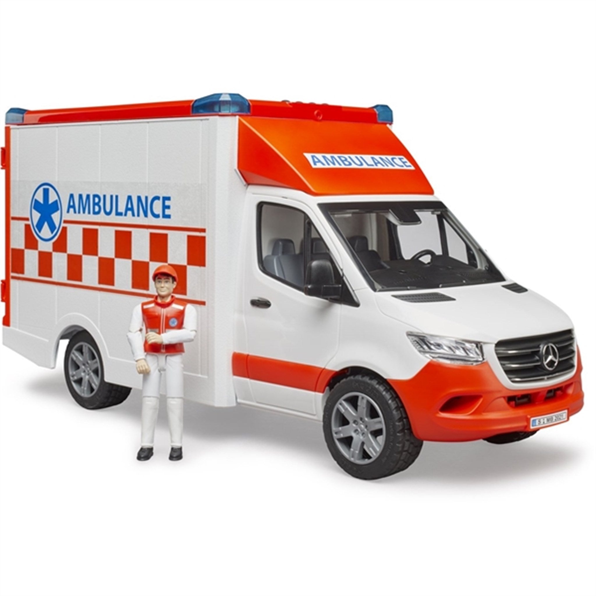 Bruder MB Sprinter Ambulance with Driver and Loud&Sound