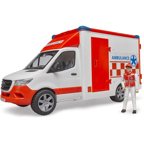 Bruder MB Sprinter Ambulance with Driver and Loud&Sound