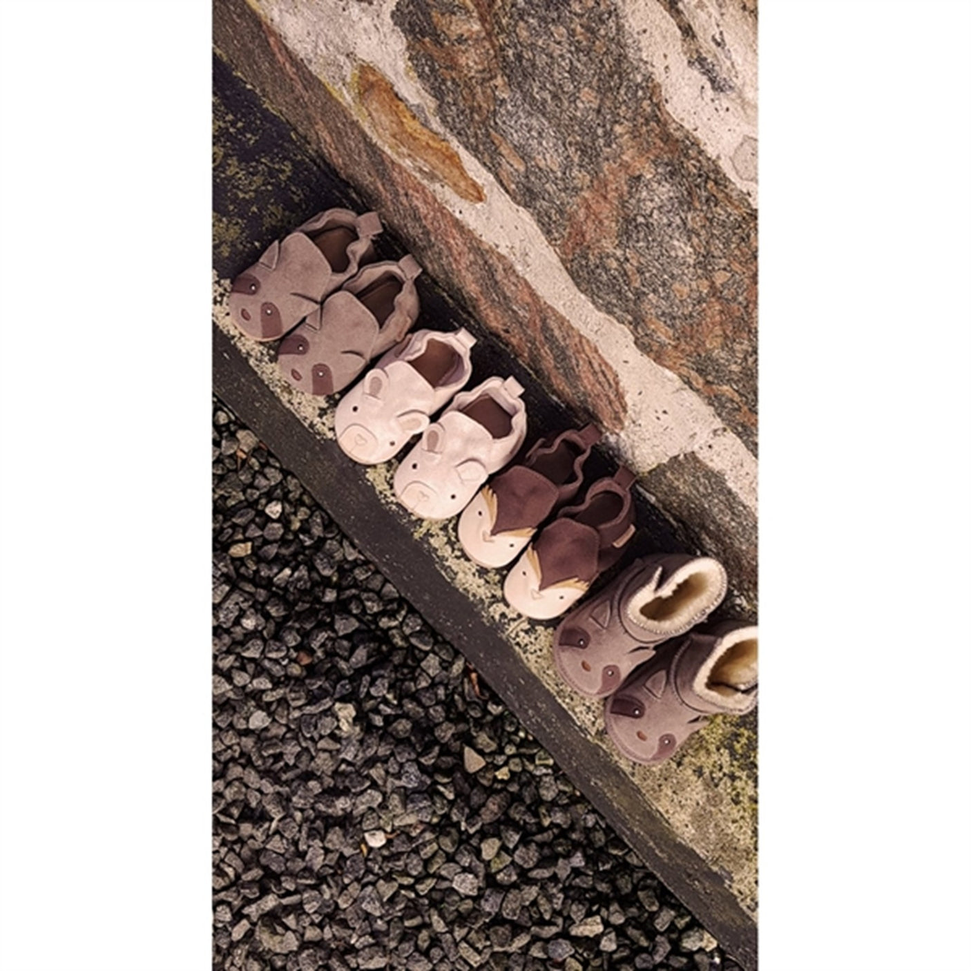 En Fant Slippers Ruskind Chocolate Chip