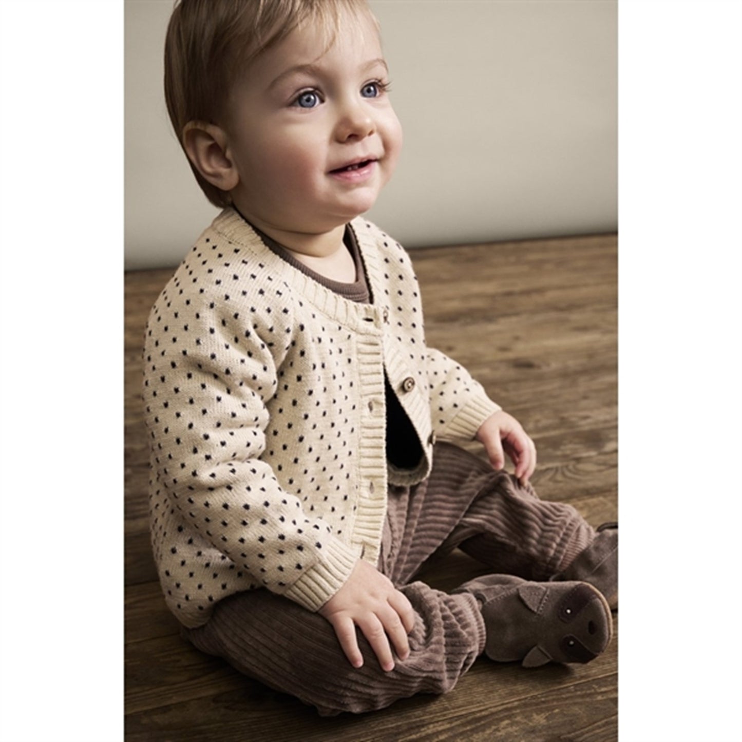 En Fant Slippers Ruskind Chocolate Chip