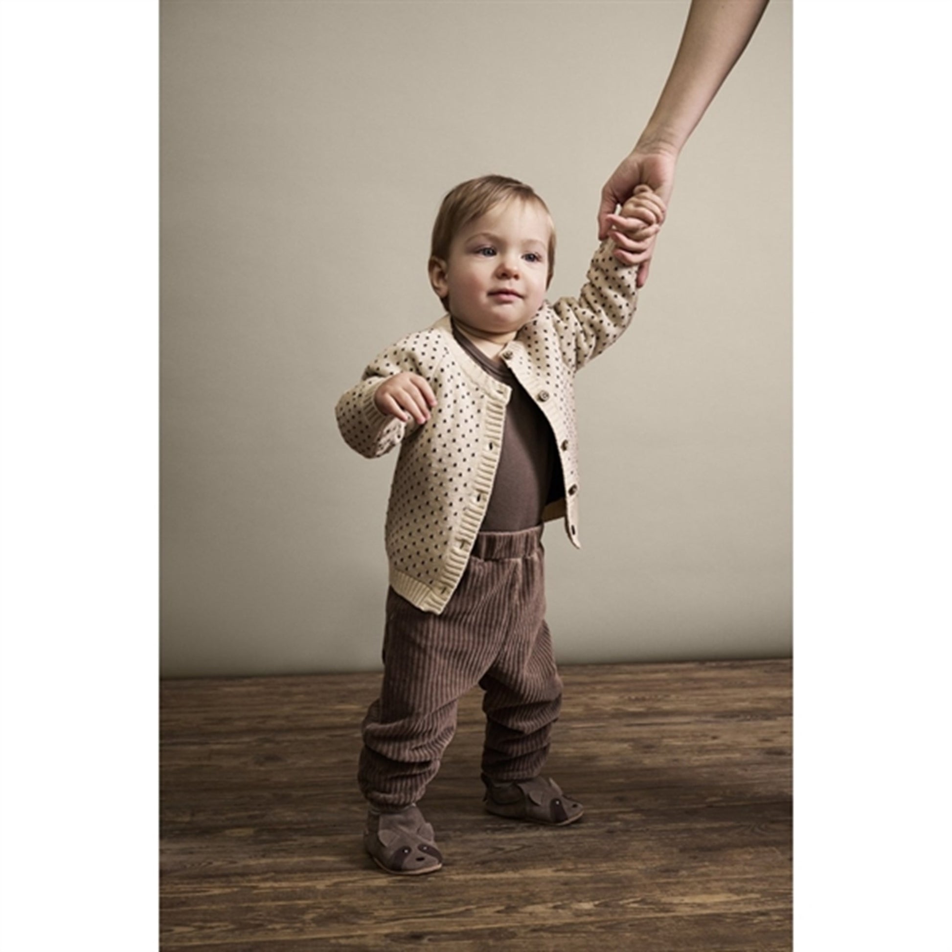 En Fant Slippers Ruskind Chocolate Chip