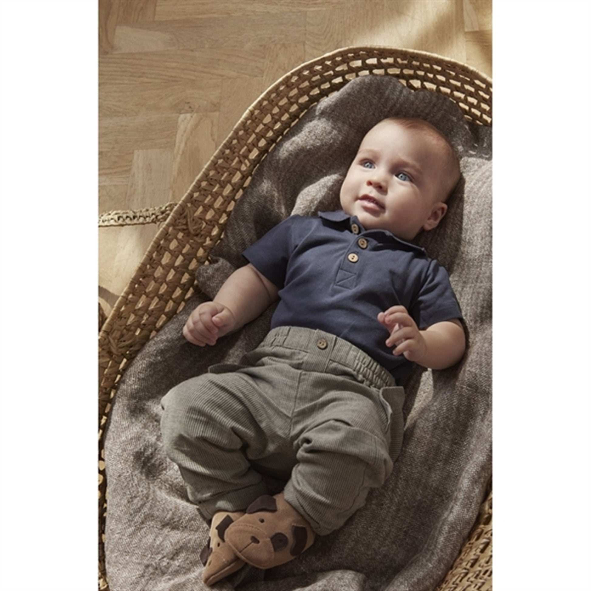 En Fant Slippers Animal Suede Affogat