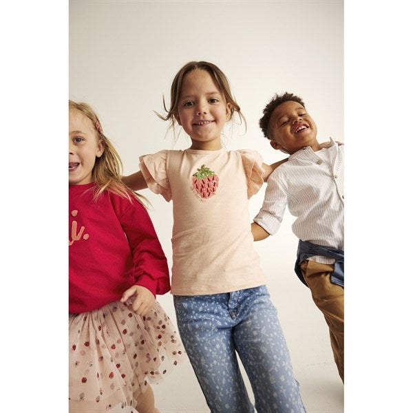 Minymo China Blue Pants AOP Denim