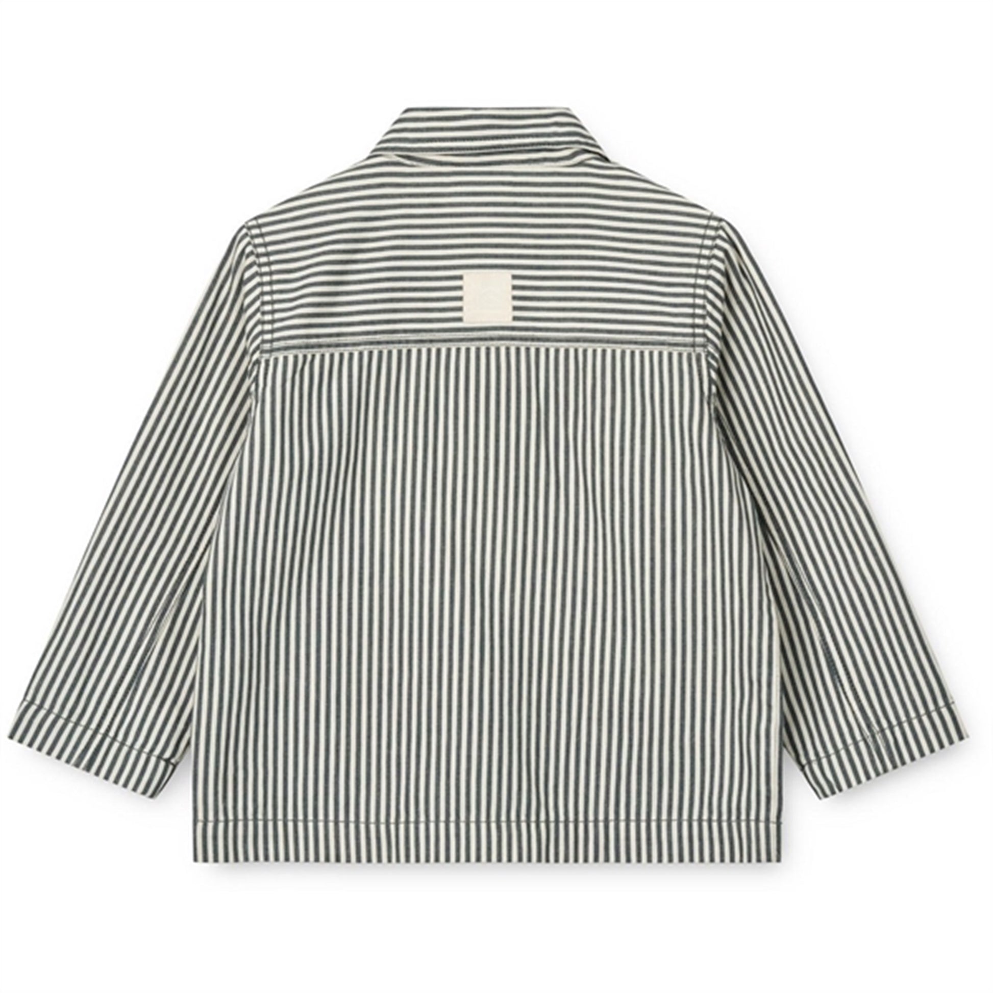 Liewood Y/D Stripe Whale Blue/Creme De La Creme Bruno Jacket