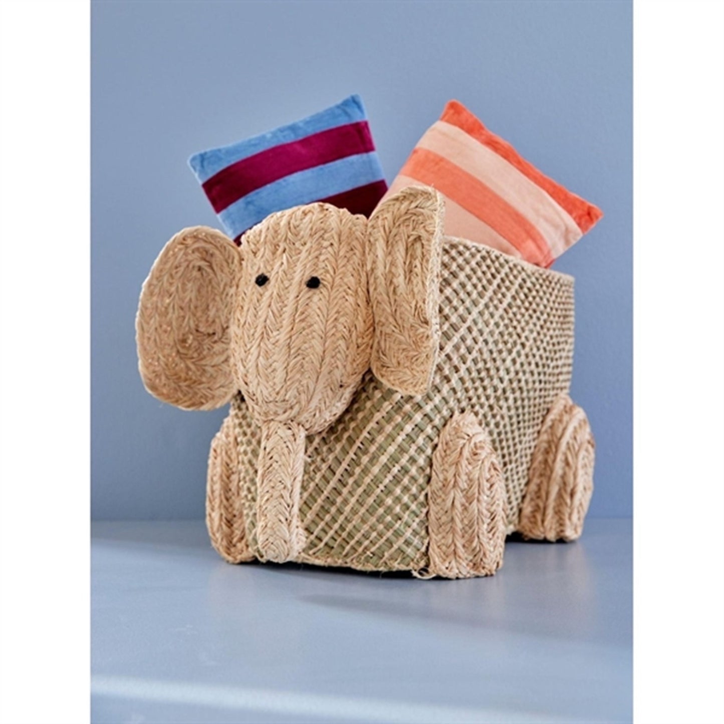 RICE Elephant Small Sea Grass Storage Basket