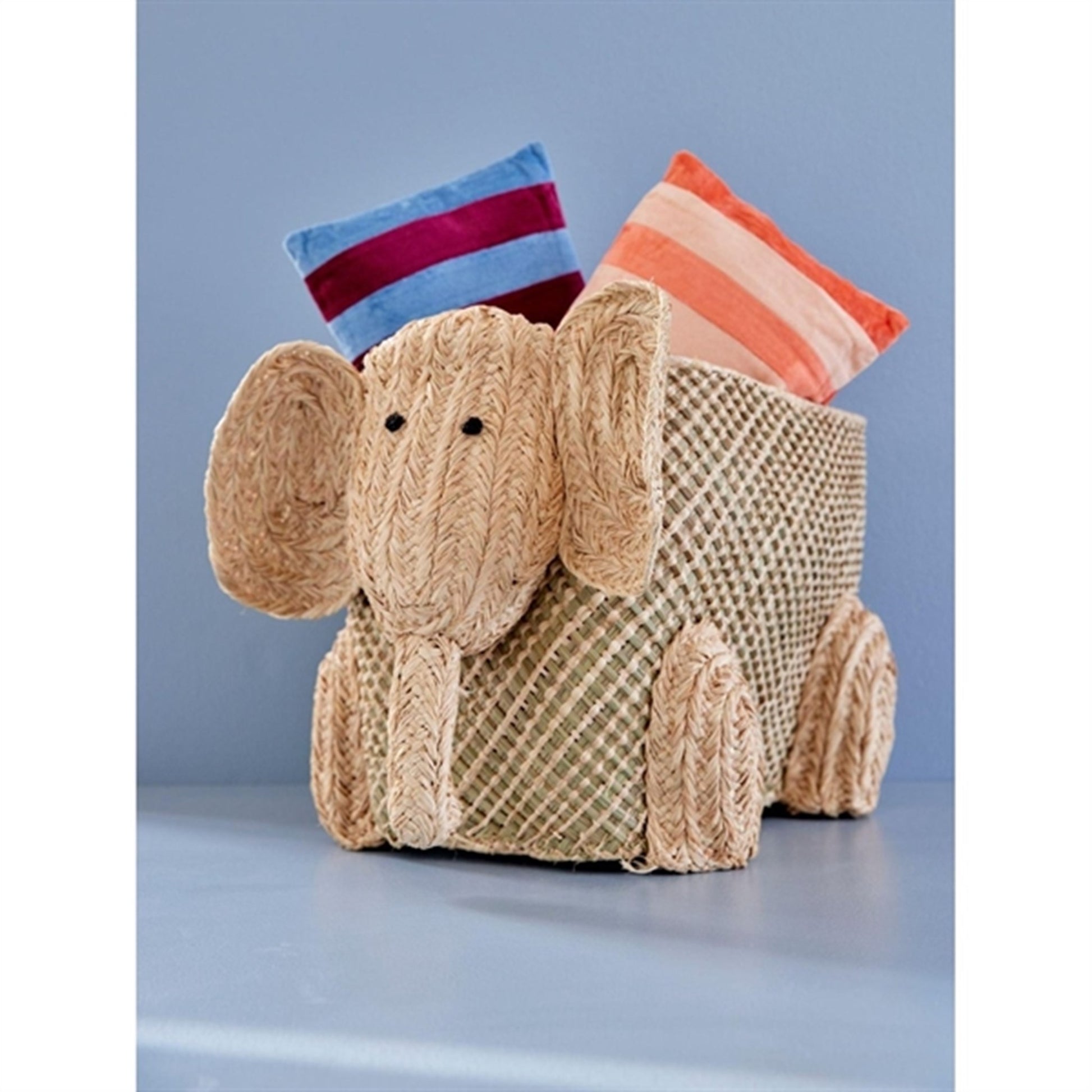 RICE Elephant Small Sea Grass Storage Basket