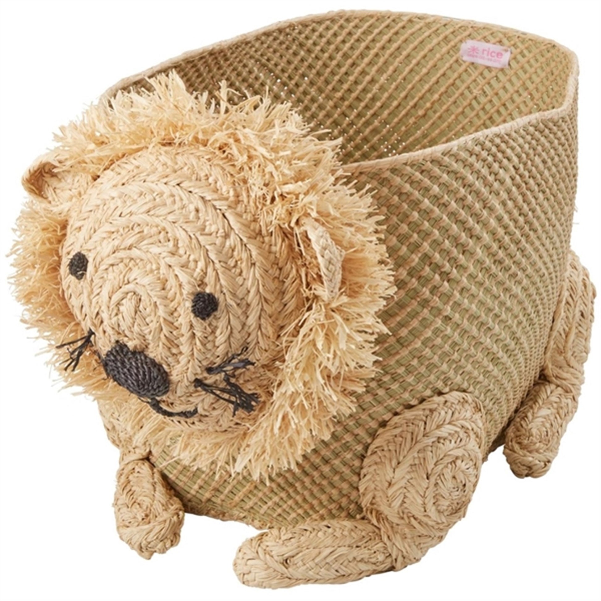 RICE Lion Sea Grass Storage Basket