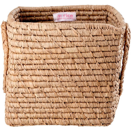 RICE Tea Small Square Raffia Basket