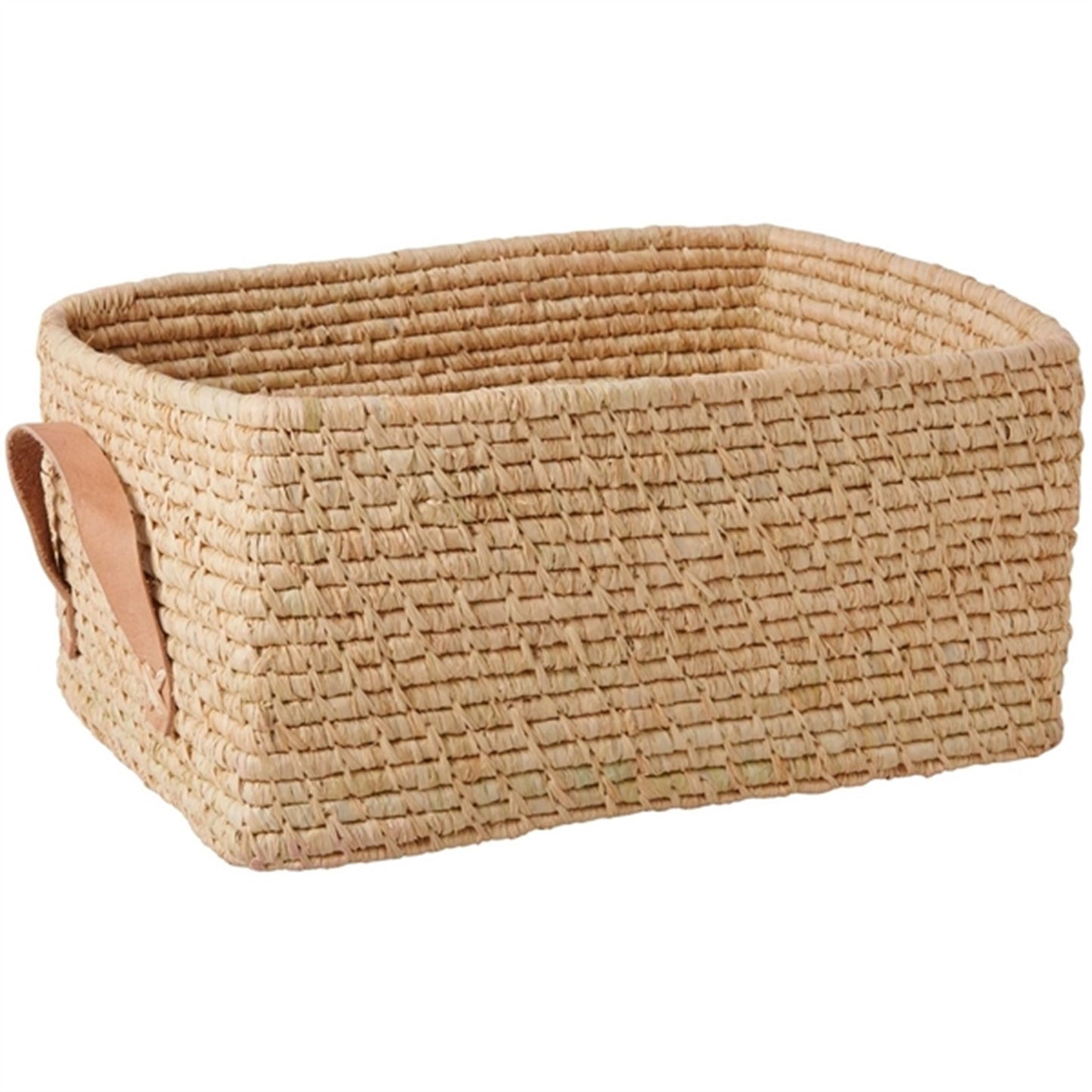 RICE Nature Rectangular Raffia Basket