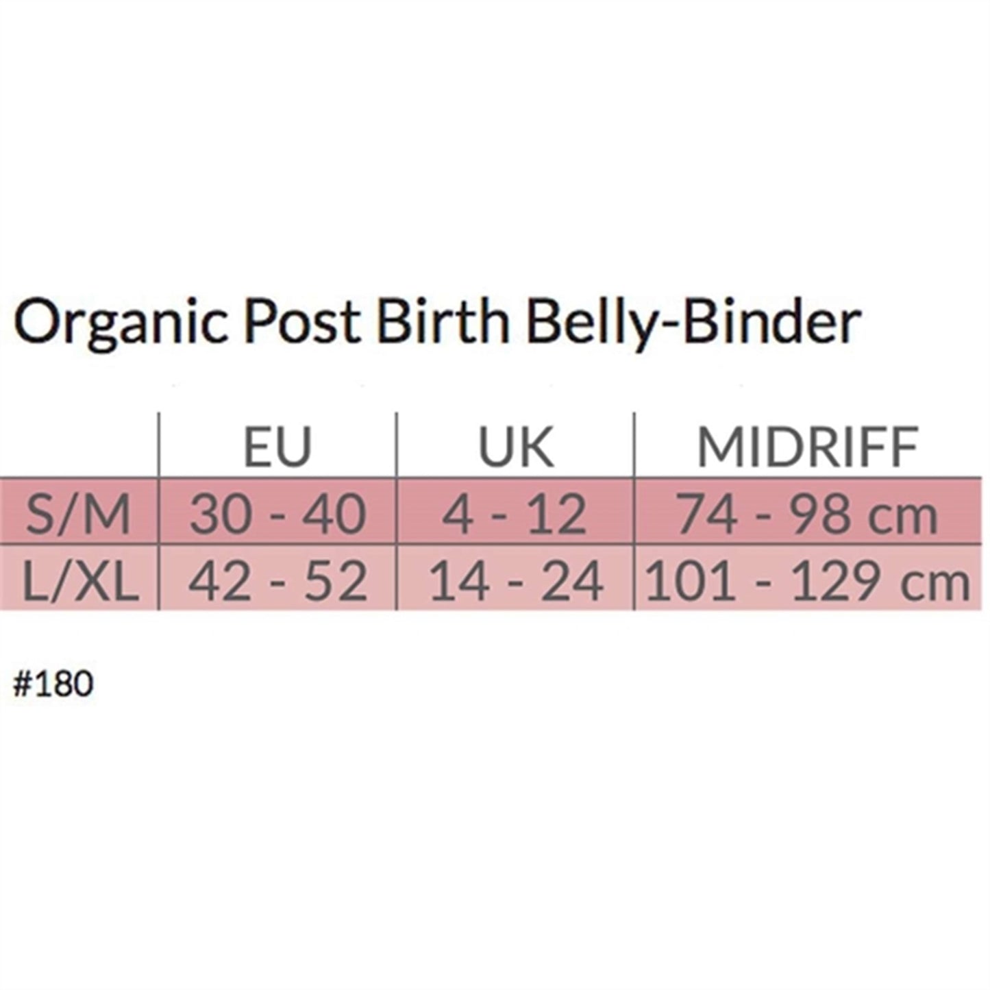 Carriwell Post Birth Belly Binder Black