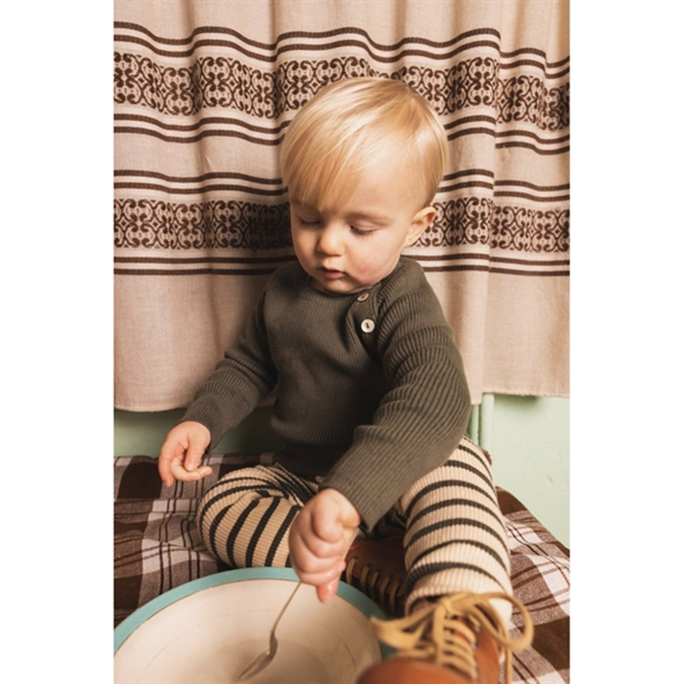 Flöss Flye leggings Army/Warm cotton