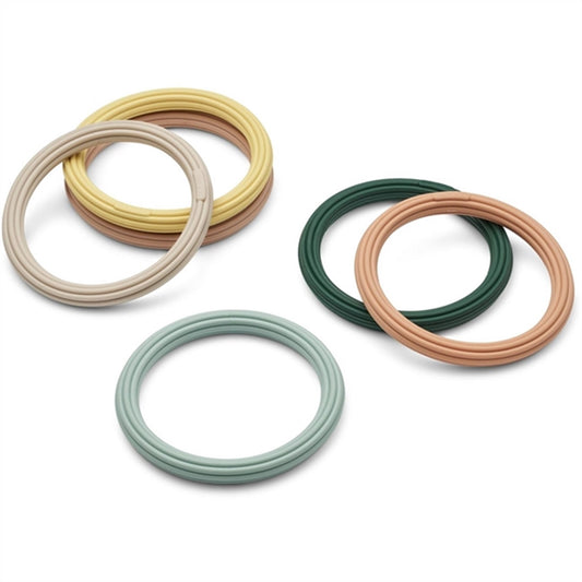 Liewood Calisto Diving Play Set 6-Pack Garden Green Multi Mix