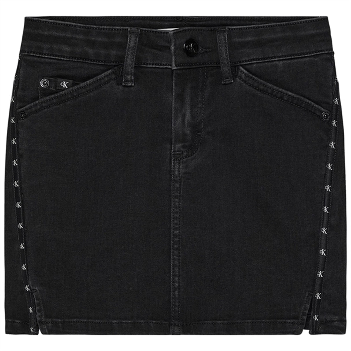 Calvin Klein Straight Skirt Washed Black